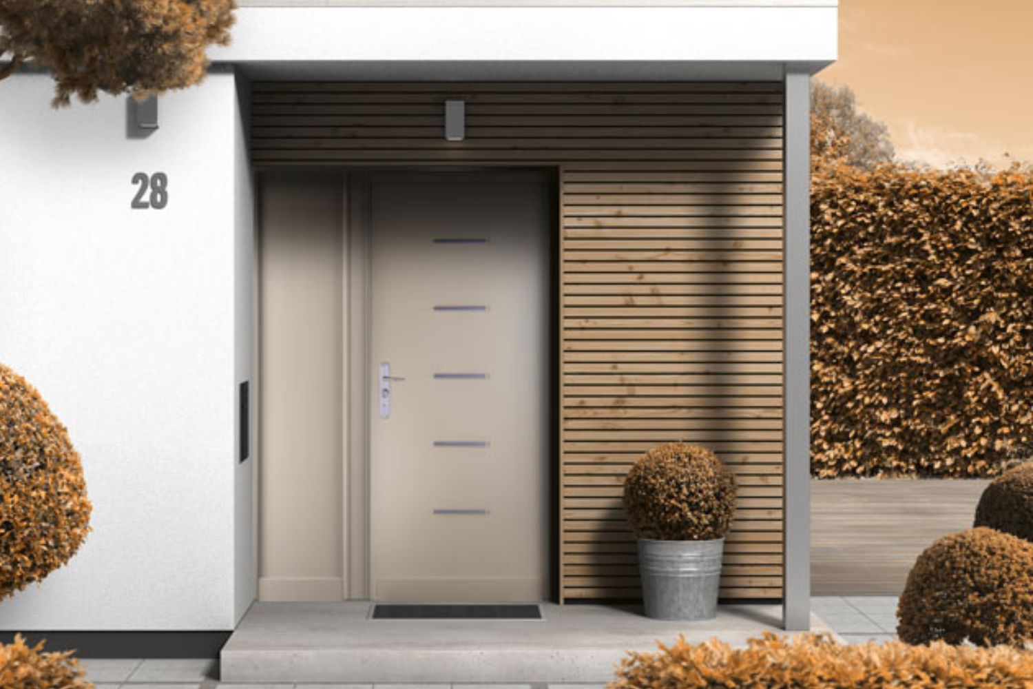 Porte blindée Fichet pour maison